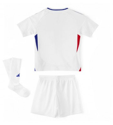 Olympique Lyonnais Hjemmebanetrøje Børn 2024-25 Kortærmet (+ Korte bukser)